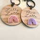 BAG TAG KEYRING WITH NAME & 3D IMAGE
