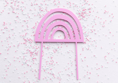 RAINBOW CAKE TOPPER