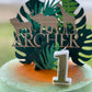 WOODEN CAKE TOPPER