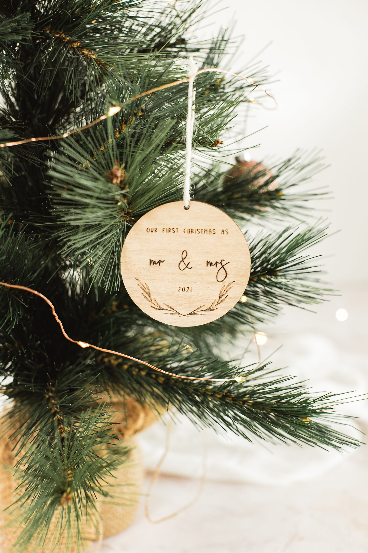 FIRST CHRISTMAS MR & MRS BAUBLE